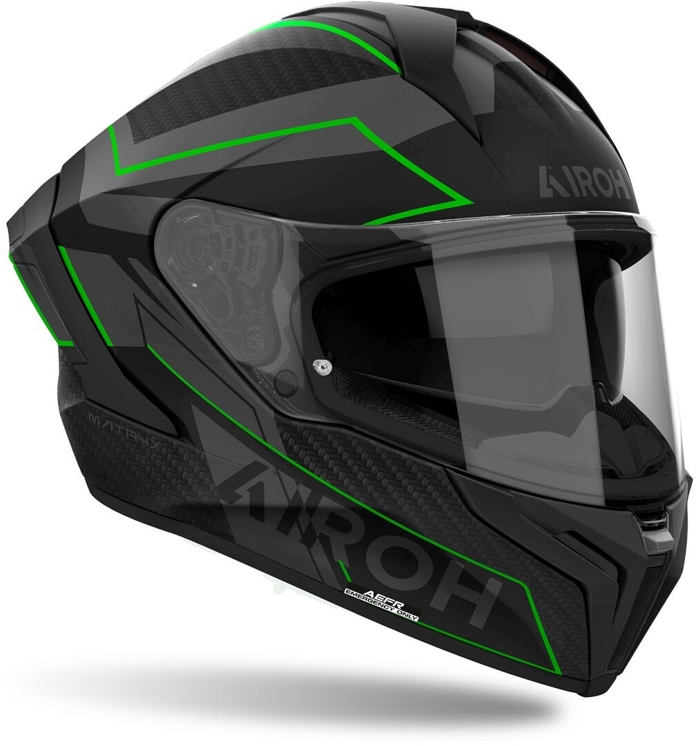 Airoh Matryx Sentinel Capacete preto/cinza/verde M (57/58) Figura 3