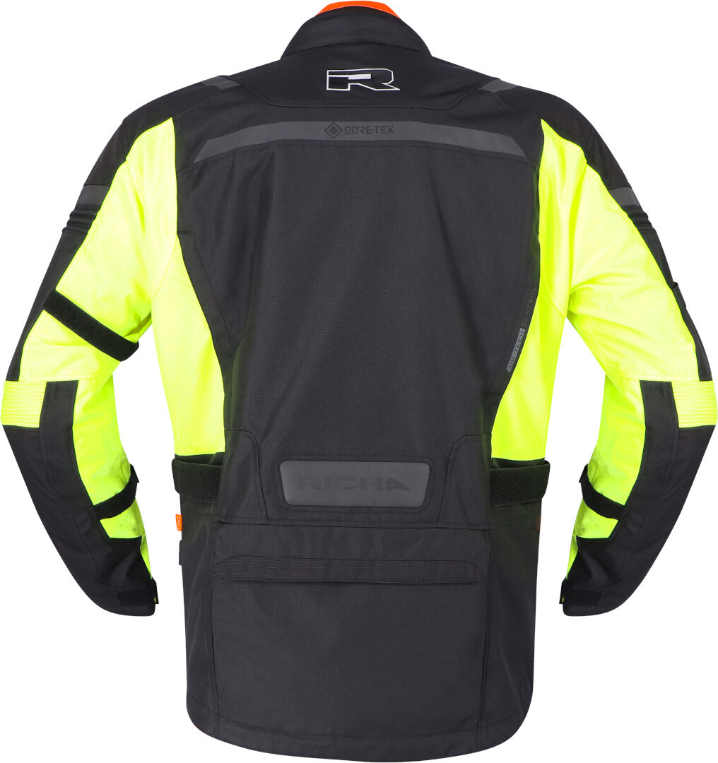 Richa Brutus Gore-Tex waterproof Motorcycle Textile Jacket black/yellow L Figure 3