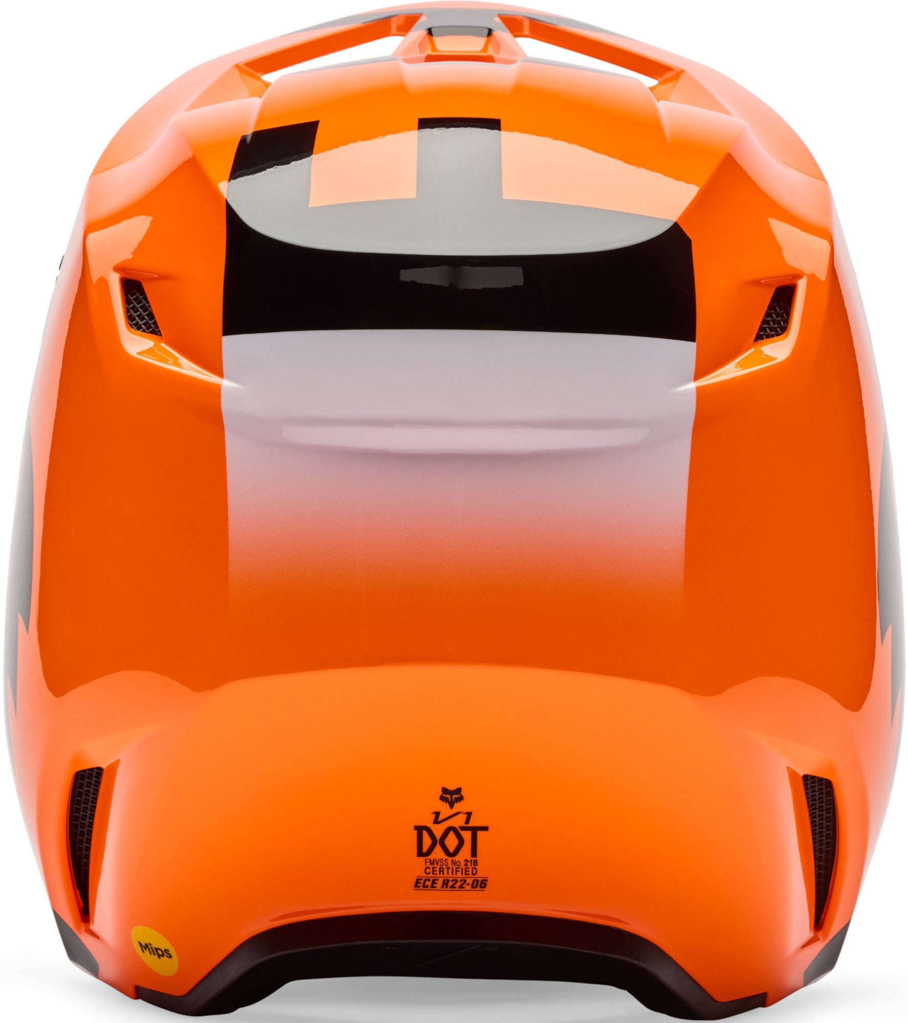 FOX V1 Shield Casque de motocross pour jeunes orange Y/M (51/52) Figure 5