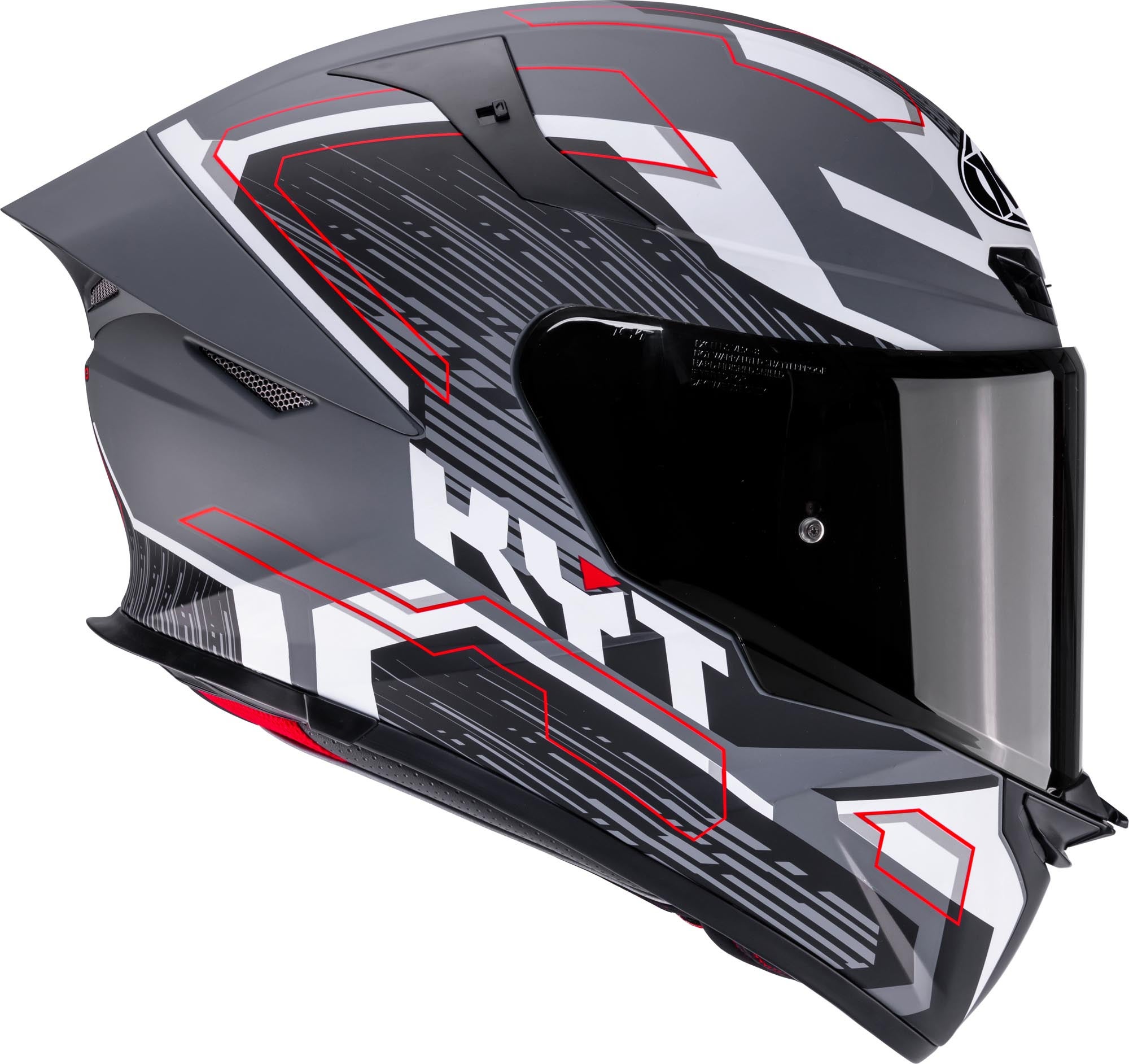 KYT TT-Revo Speeding Helmet grey matt XL (61/62) Figure 6