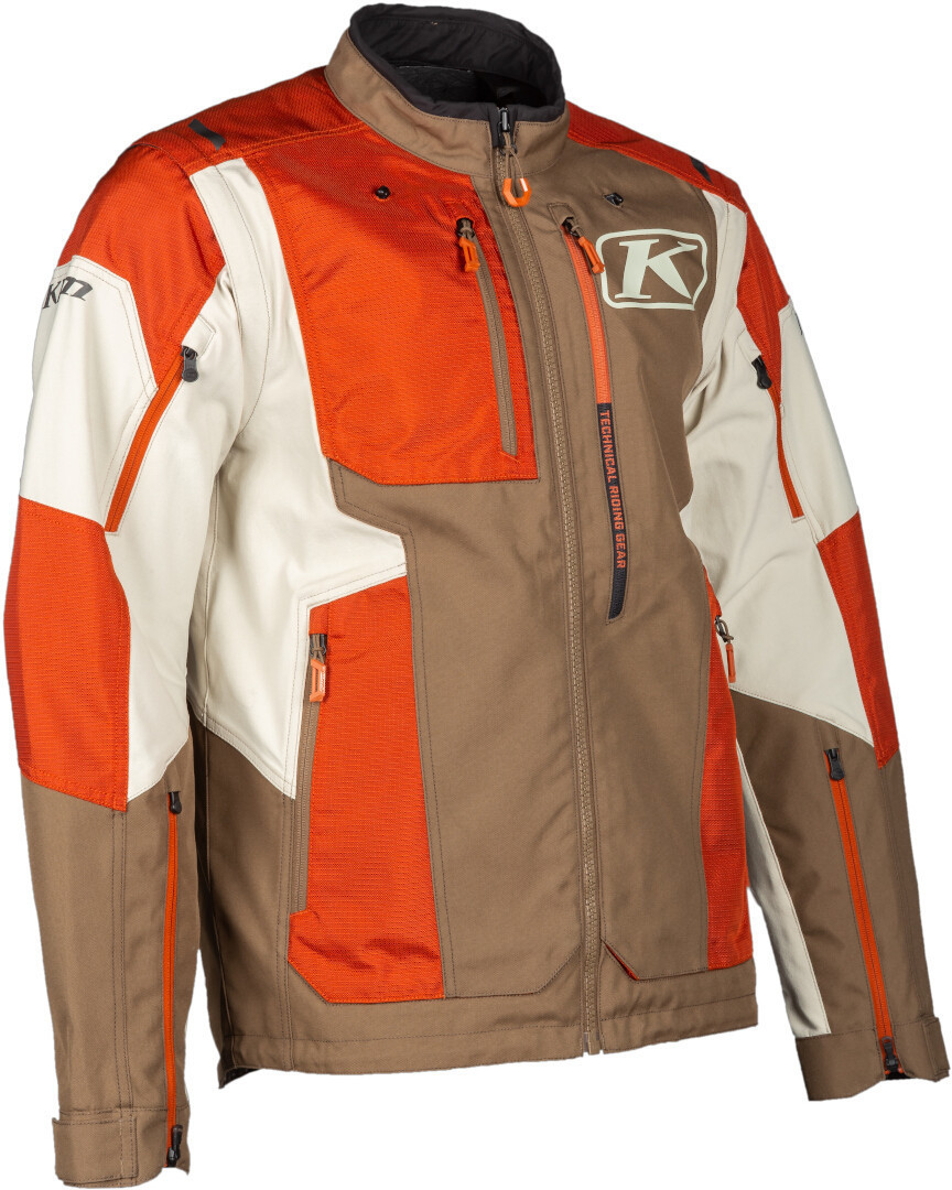 Klim Dakar Motorcycle Textile Jacket brown 3XL Figure 3