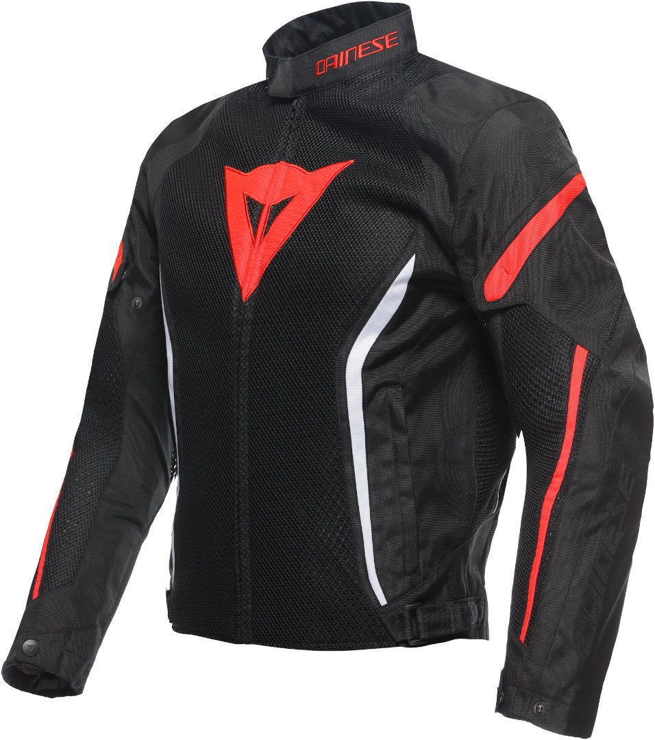 Dainese Air Crono 2 Tex Motorcycle Textile Jacket black/red/white 48 Figure 1