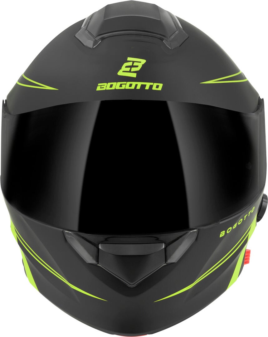Bogotto H271 BT Taog Bluetooth Hjelm sort mat/gul XL Figur 5