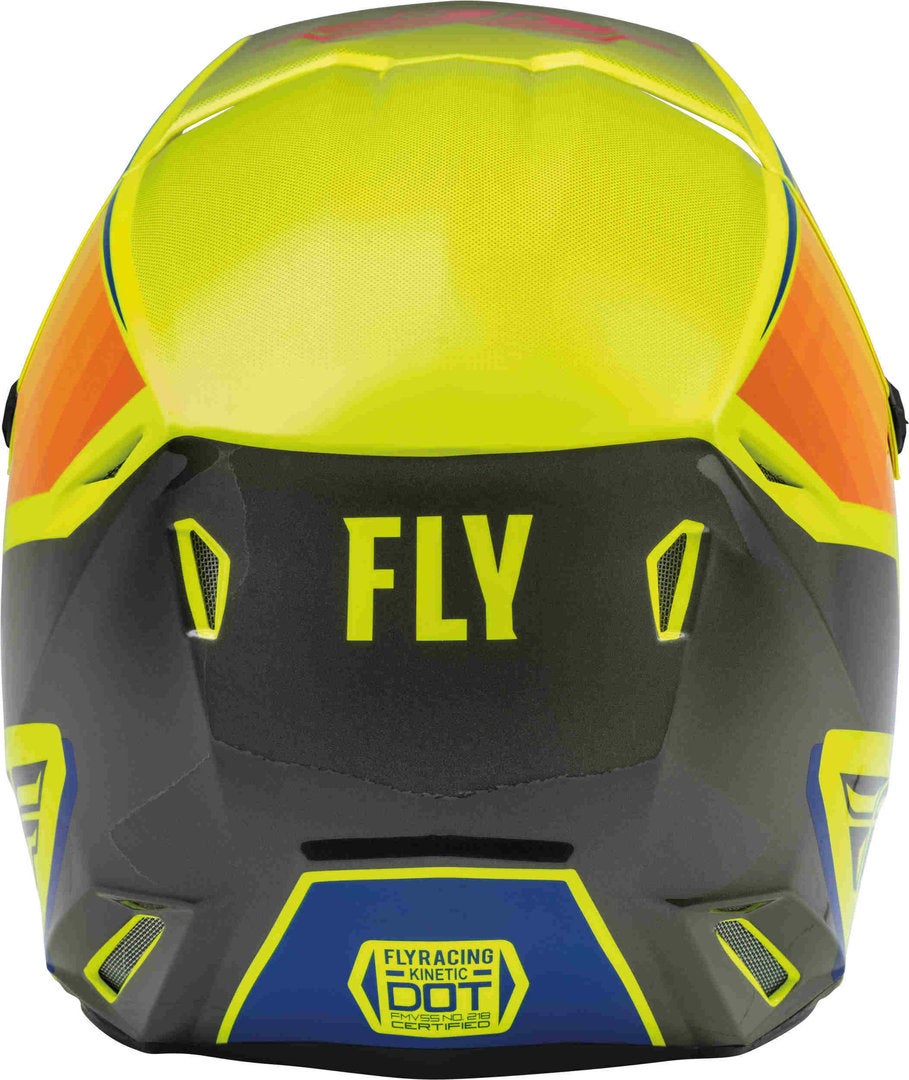 Fly Racing Kinetic Drift Casque de motocross bleu/jaune XXL (63/64) Figure 3