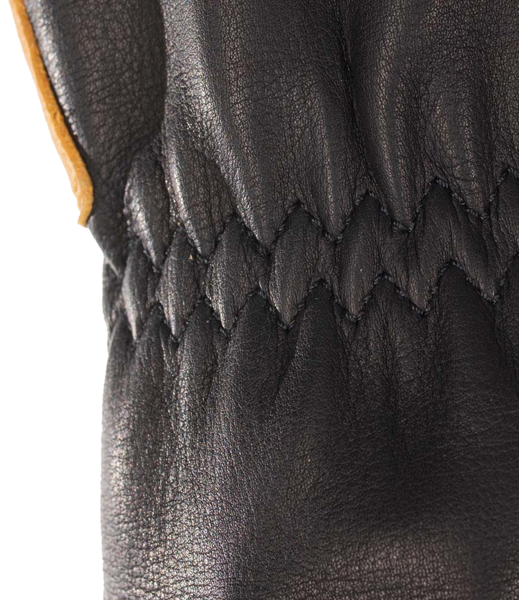 Rusty Stitches Johnny V2 Motorrad Handschuhe schwarz/gelb M Abbildung 7