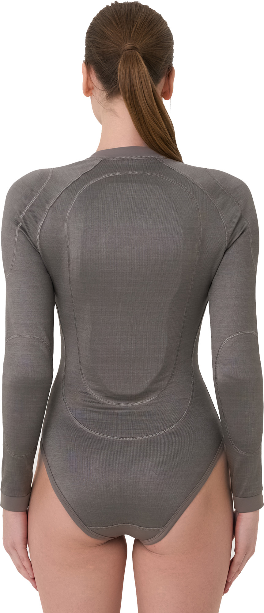Pando Moto Shell WW AA Baselayer Chemise protectrice à manches longues pour femmes gris L Figure 4