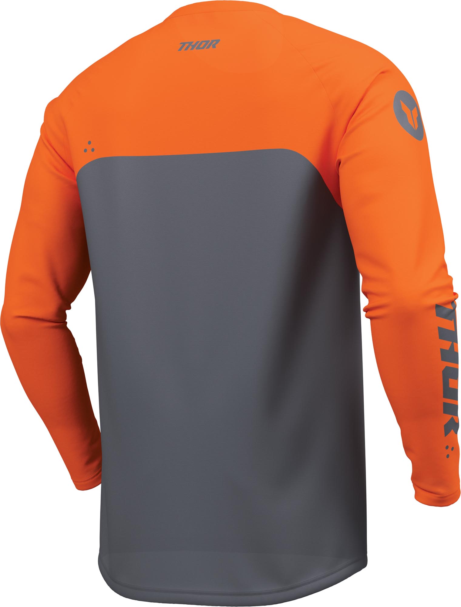 Thor Ridemode Menace Motocross trøje orange L Figur 4