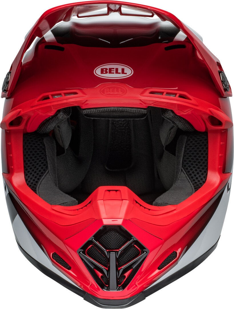 Bell Moto-9S Flex Rail Casco da motocross rosso/nero/bianco M (57/58) Figura 3