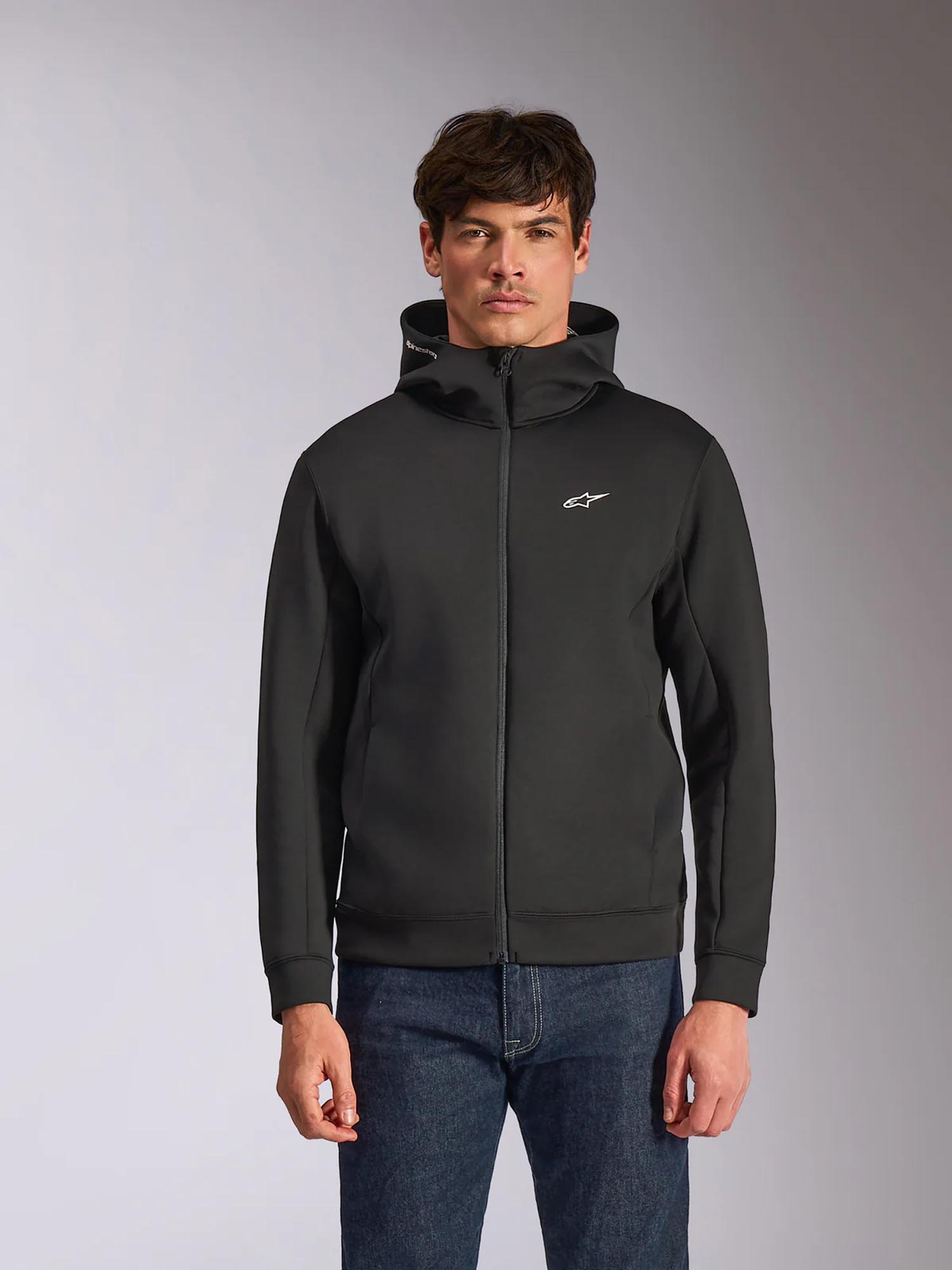 Alpinestars Cypher Sweat à capuche zippé noir S Figure 4