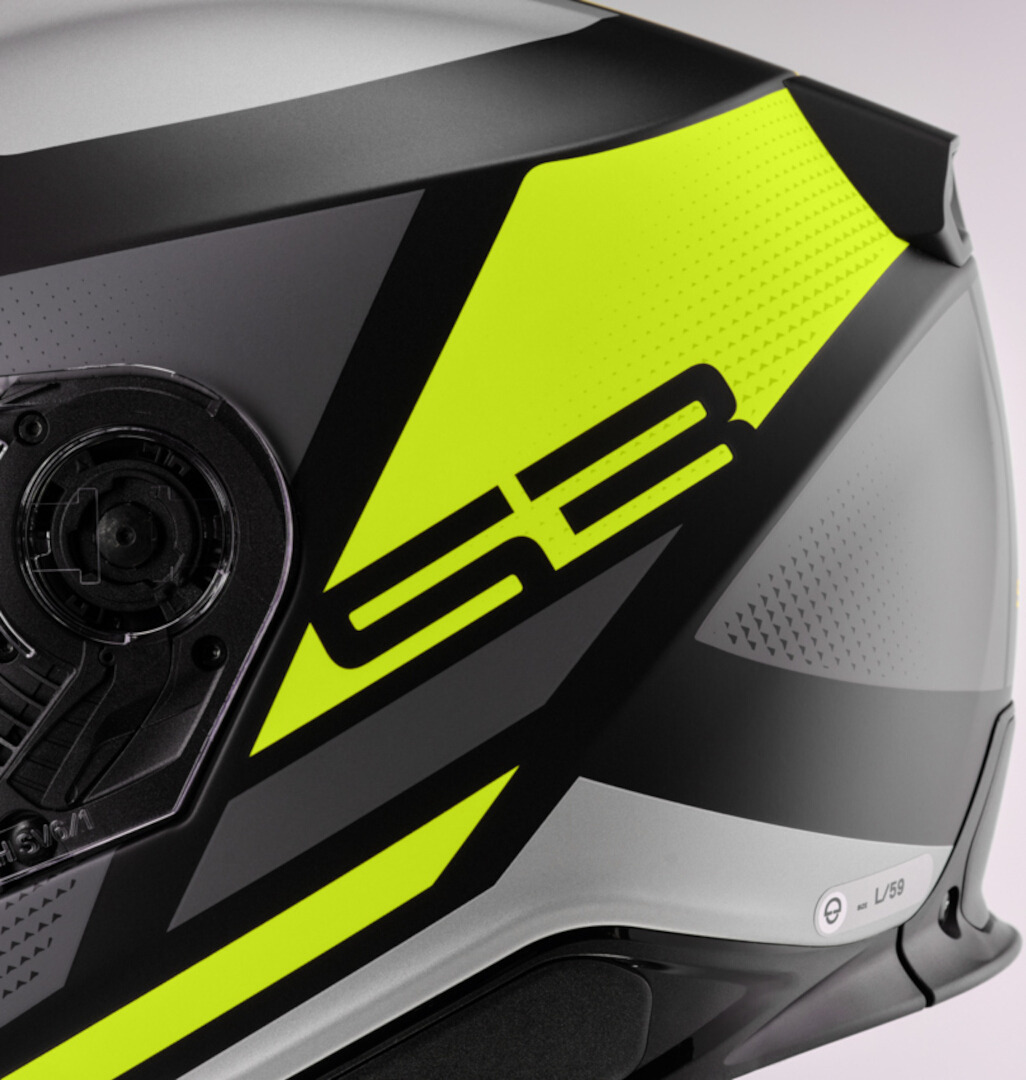 Schuberth S3 Daytona Helm gelb/grau L (58/59) Abbildung 5