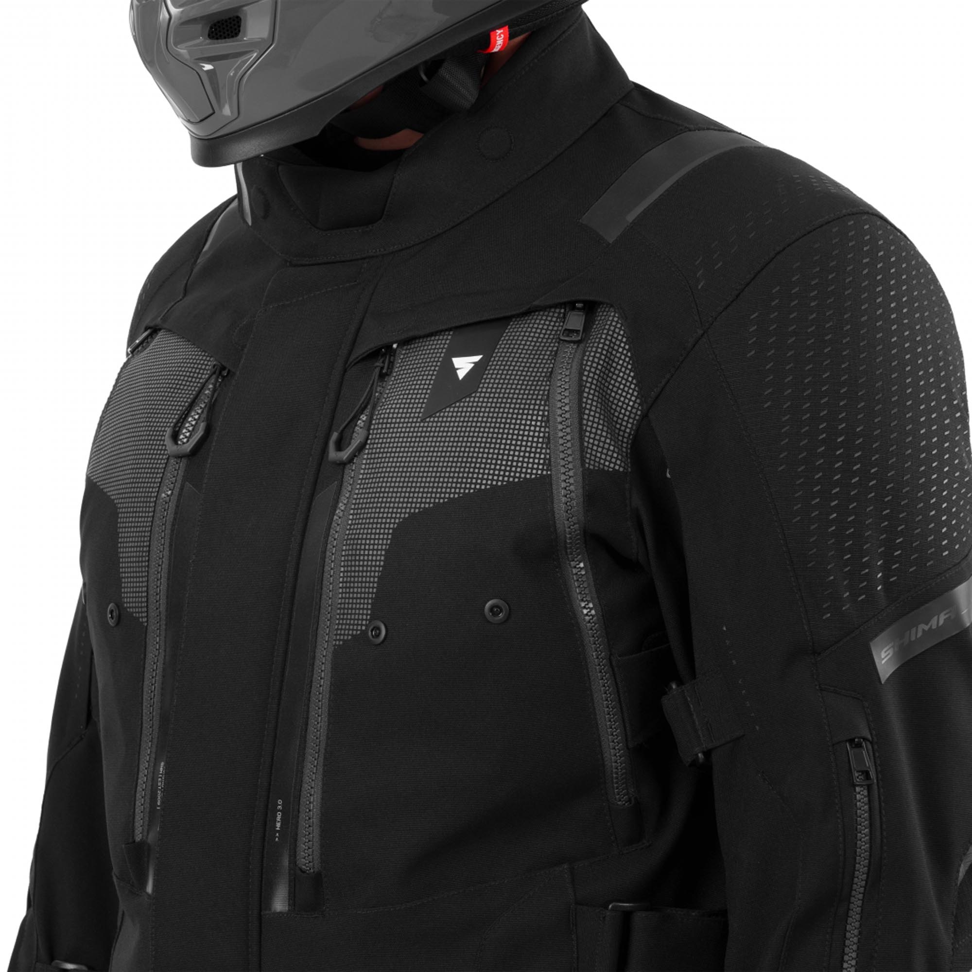 SHIMA Hero 3.0 Motorrad Textiljacke schwarz M Abbildung 16