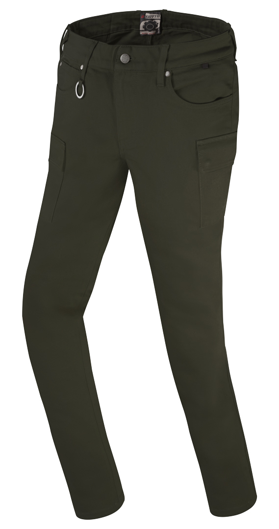 Bogotto Yagal Cargo Pantaloni textile pentru motociclete pentru doamne verde 27/30 Figura 1