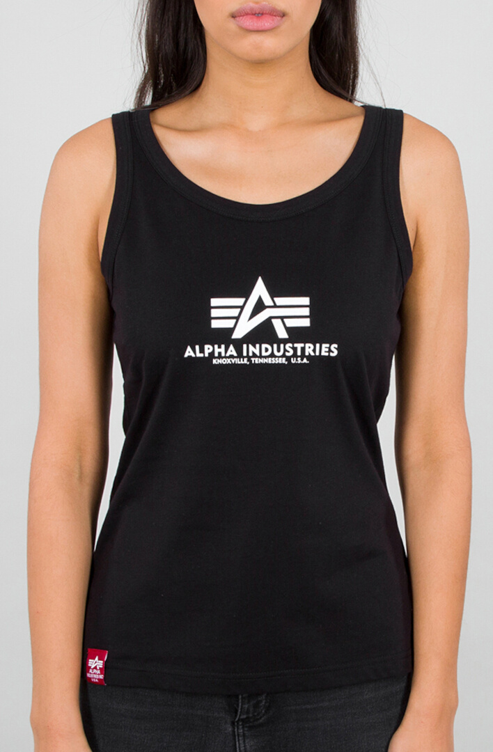 Alpha Industries Basic Ladies Tank Top preto L Figura 1