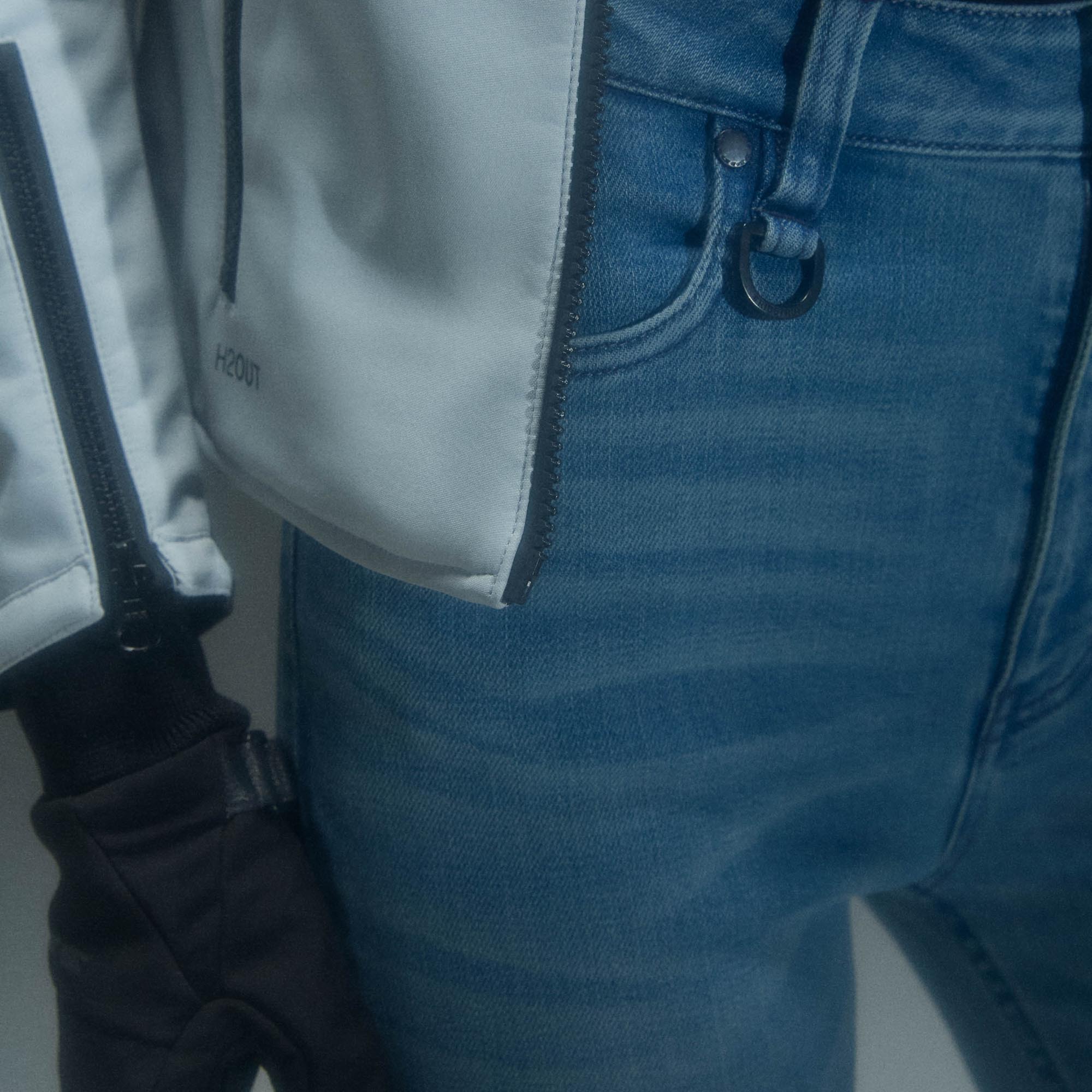 Spidi J-Fit Superslim HW Damer motorcykeljeans blå 29 Figur 4