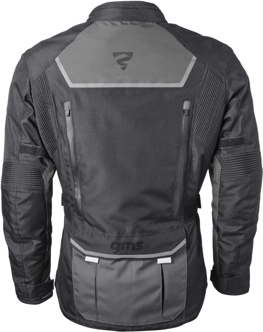 GMS Twister Neo waterproof Motorcycle Textile Jacket black/grey 10XL Figure 3