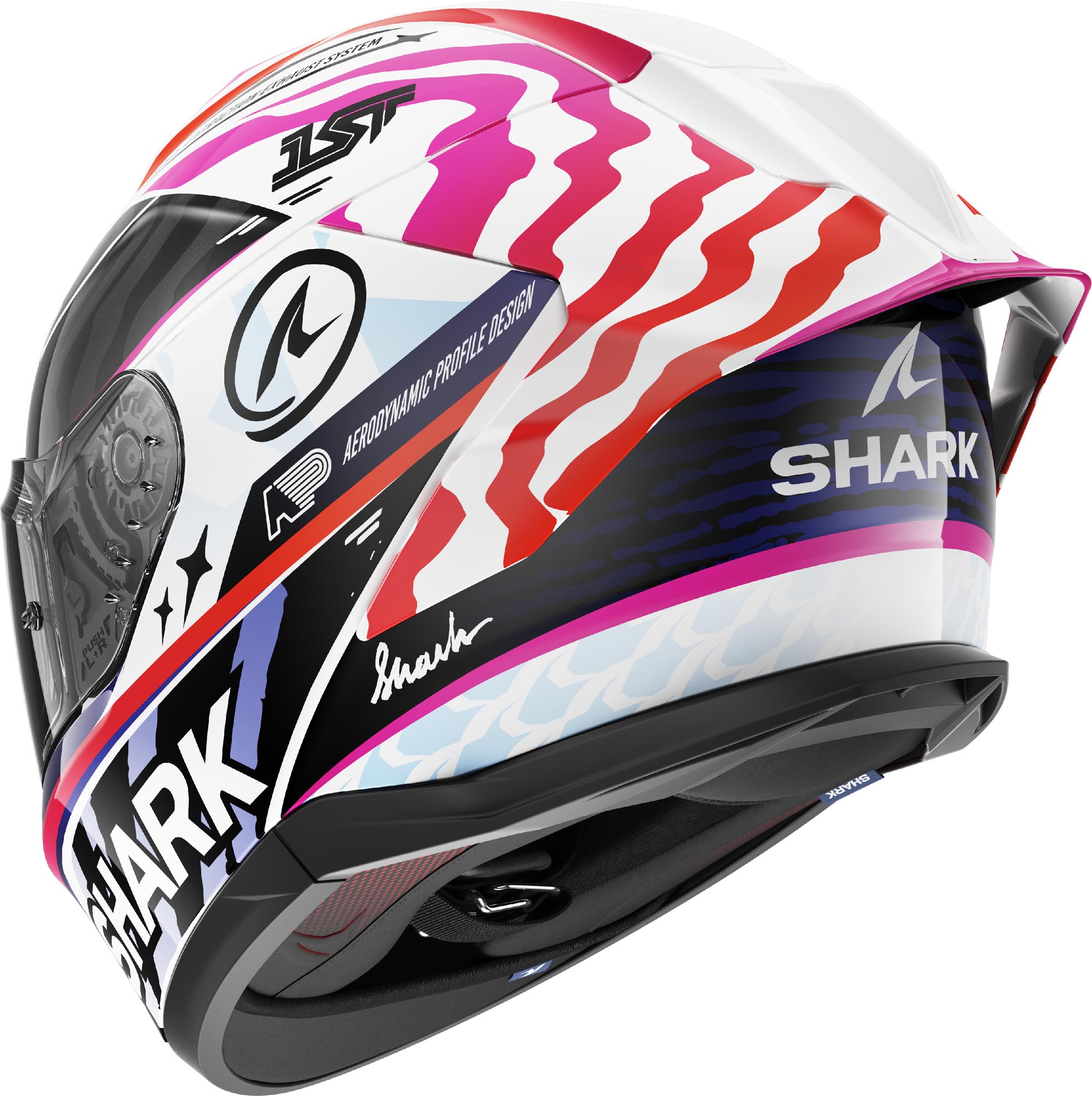 Shark Skwal Cup Speed Fancy Casque Blanc/Noir/Rose M (57/58) Figure 2