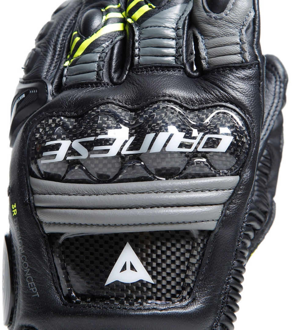 Dainese Druid 4 Motorcykelhandsker sort/grå/gul S Figur 11