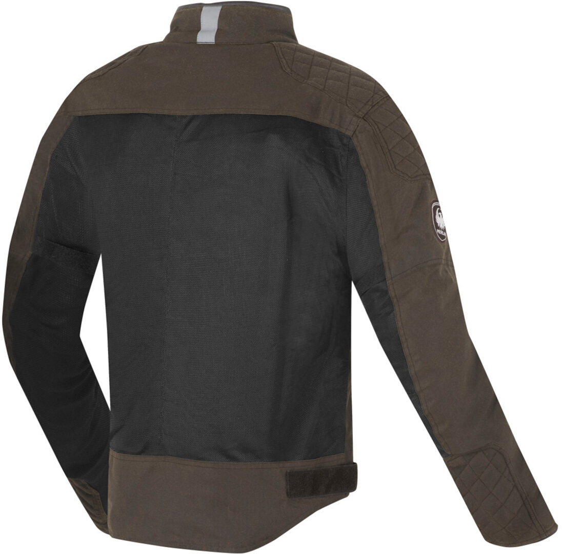 Merlin Shenstone Giacca cerata moto marrone M Figura 2