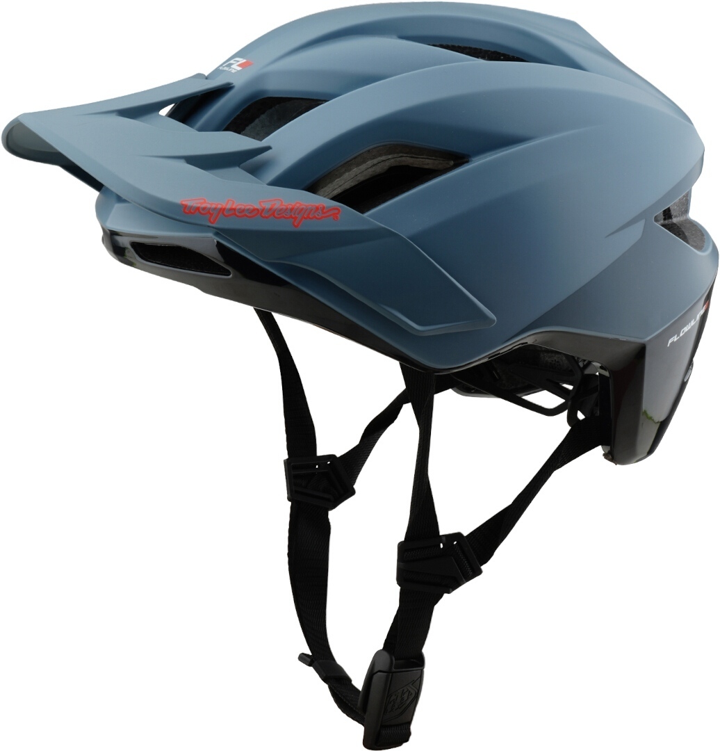 Side view of Troy Lee Designs Mips Flowline SE Trooper Bicycle Helmet