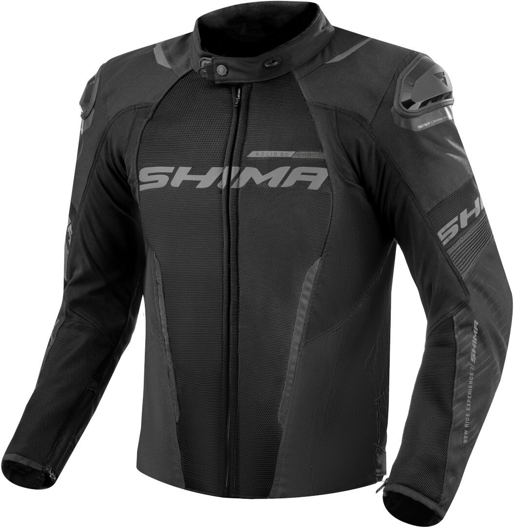 SHIMA Solid 2.0 Vented veste textile de moto imperméable noir XL Figure 1