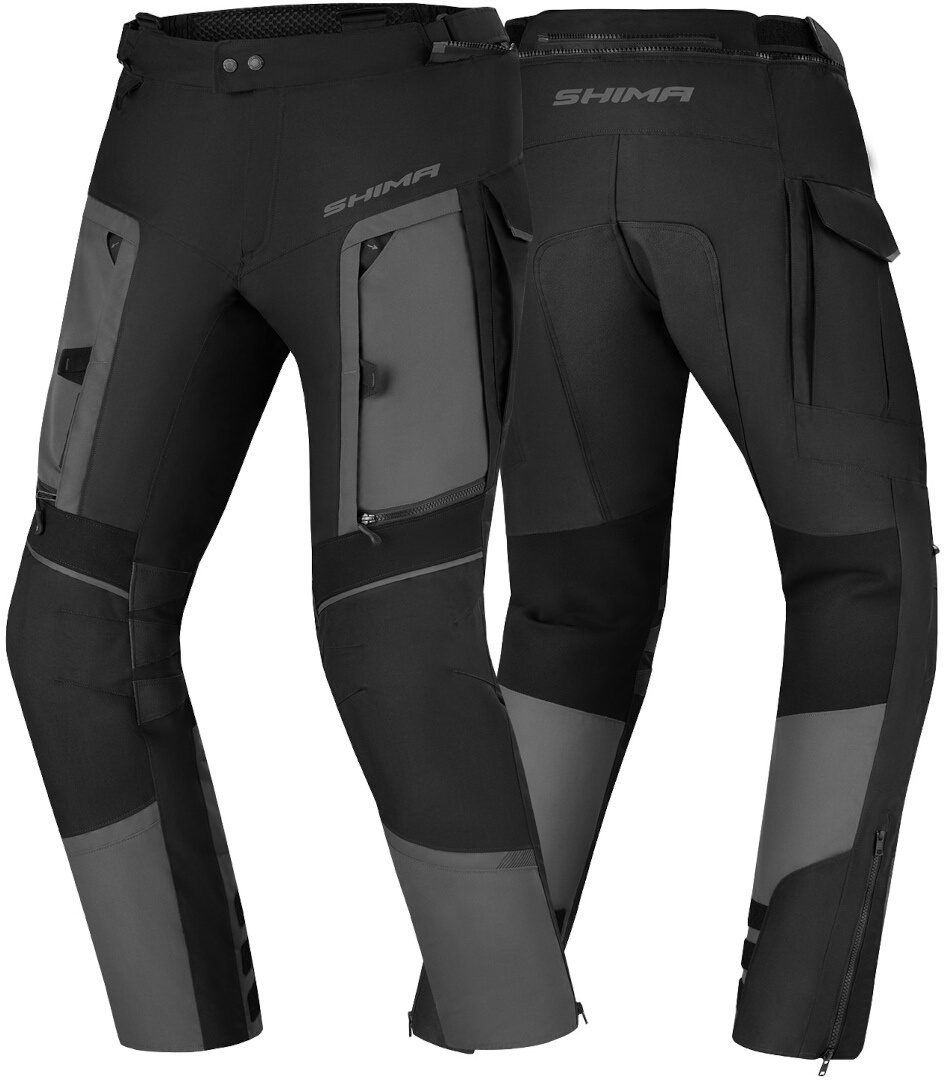 SHIMA Hero 2.0 waterproof Motorcycle Textile Pants black/grey L Figure 3