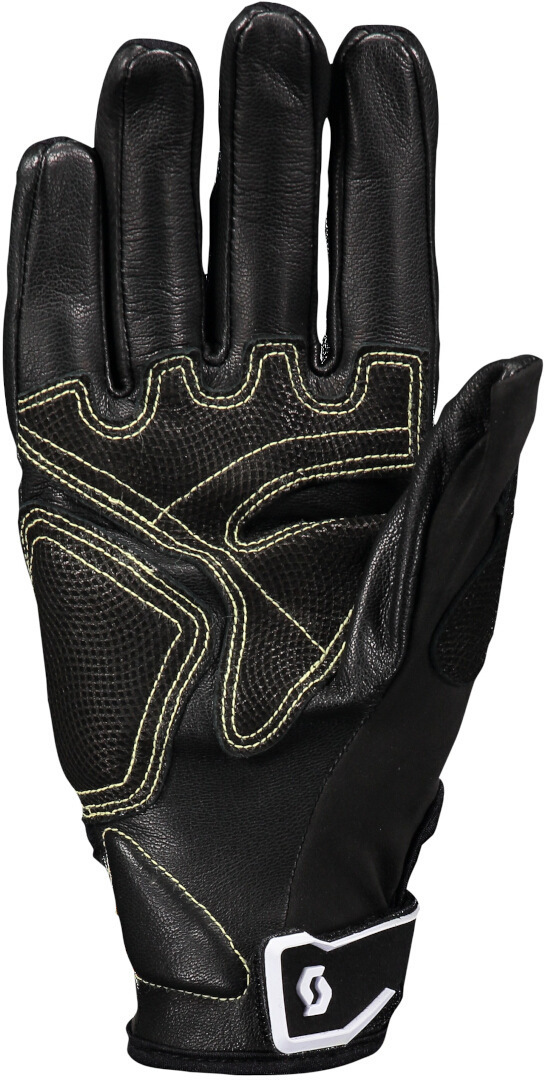 Scott Assault Pro Handschoenen van de motorfiets zwart/wit M Figuur 2