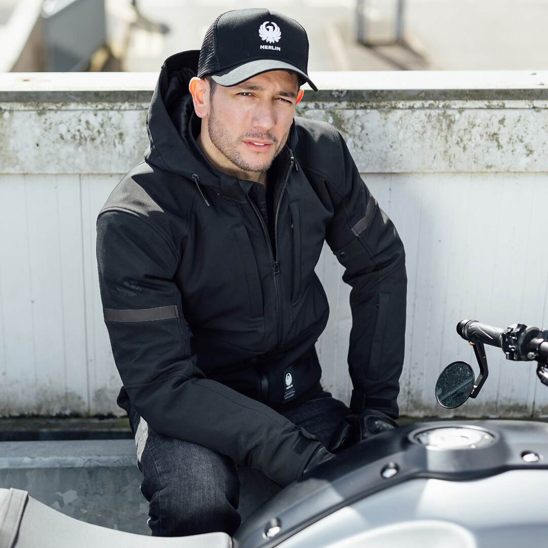 Merlin Flare D3O waterproof Motorcycle Textile Jacket black L Figure 5