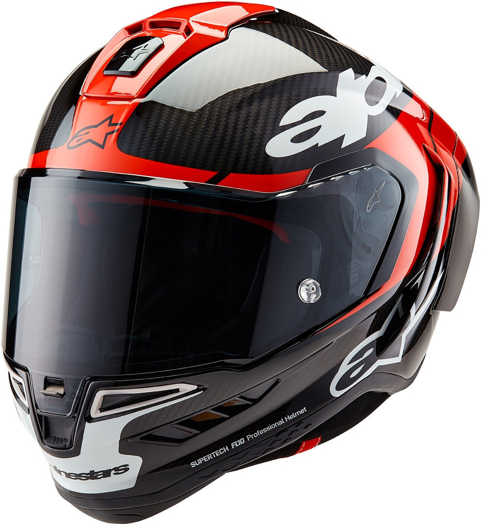 Alpinestars Supertech R10 Element Carbon Helm schwarz/rot/weiß M (57/58) Abbildung 1