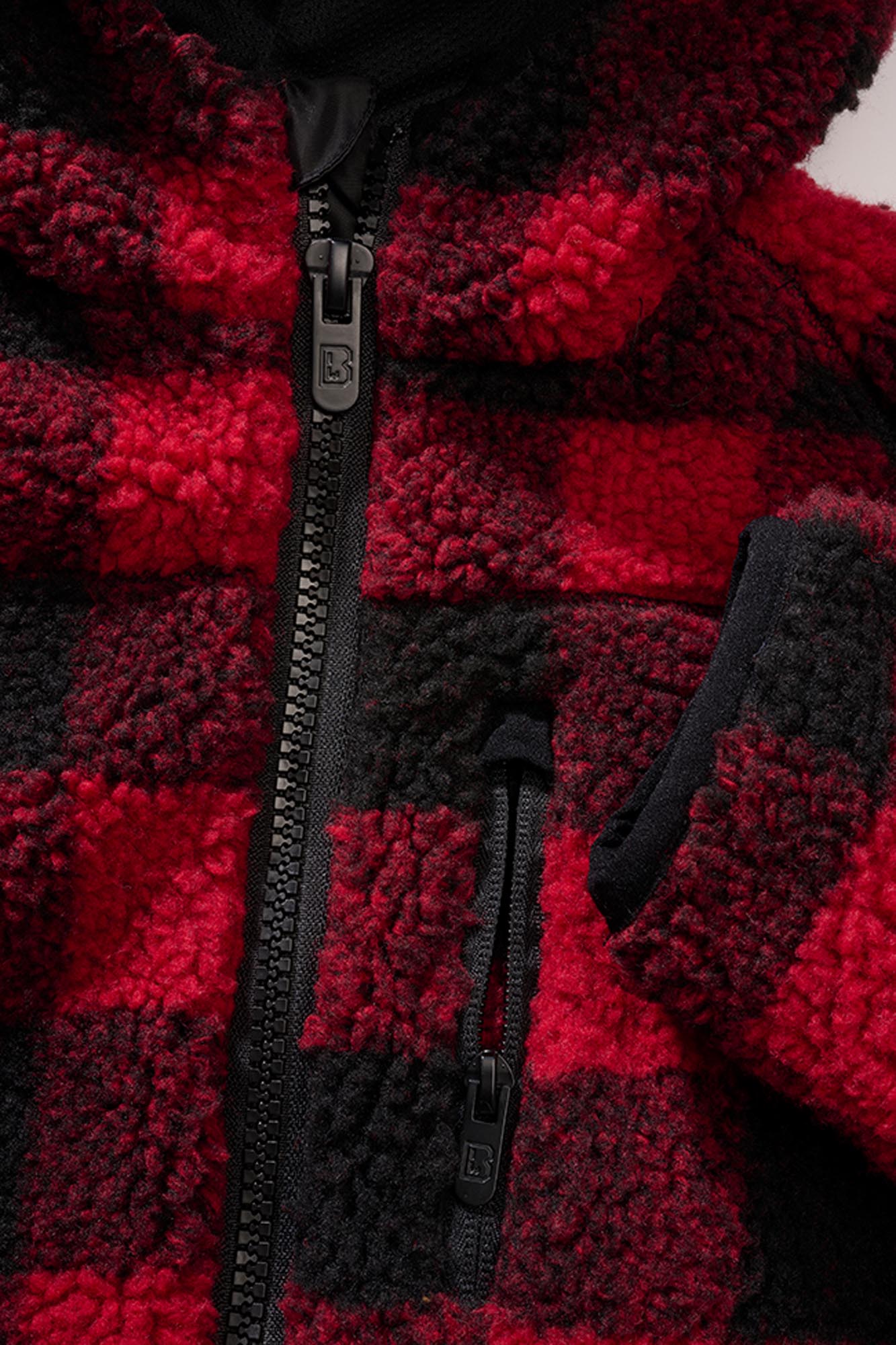 Brandit Teddyfleece Hodded Kurtka dla dzieci czerwony/ 146-152 Rysunek 3