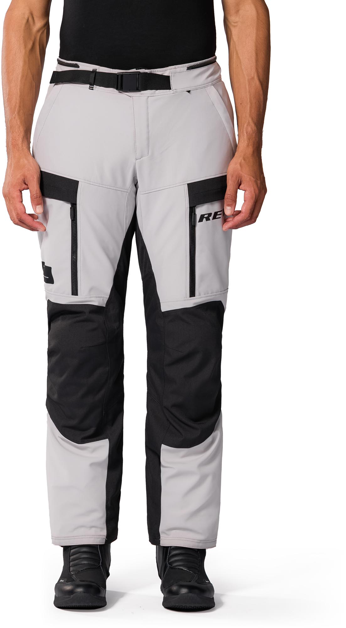 Revit Offtrack 3 H2O waterproof Motorcycle Textile Pants silver/black S Figure 5