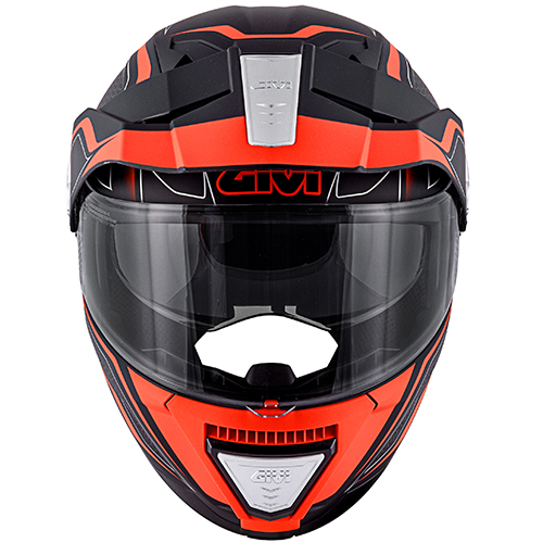 GIVI X.33 Canyon Layers Uppfällbar hjälm Svart matt/orange L Figur 3