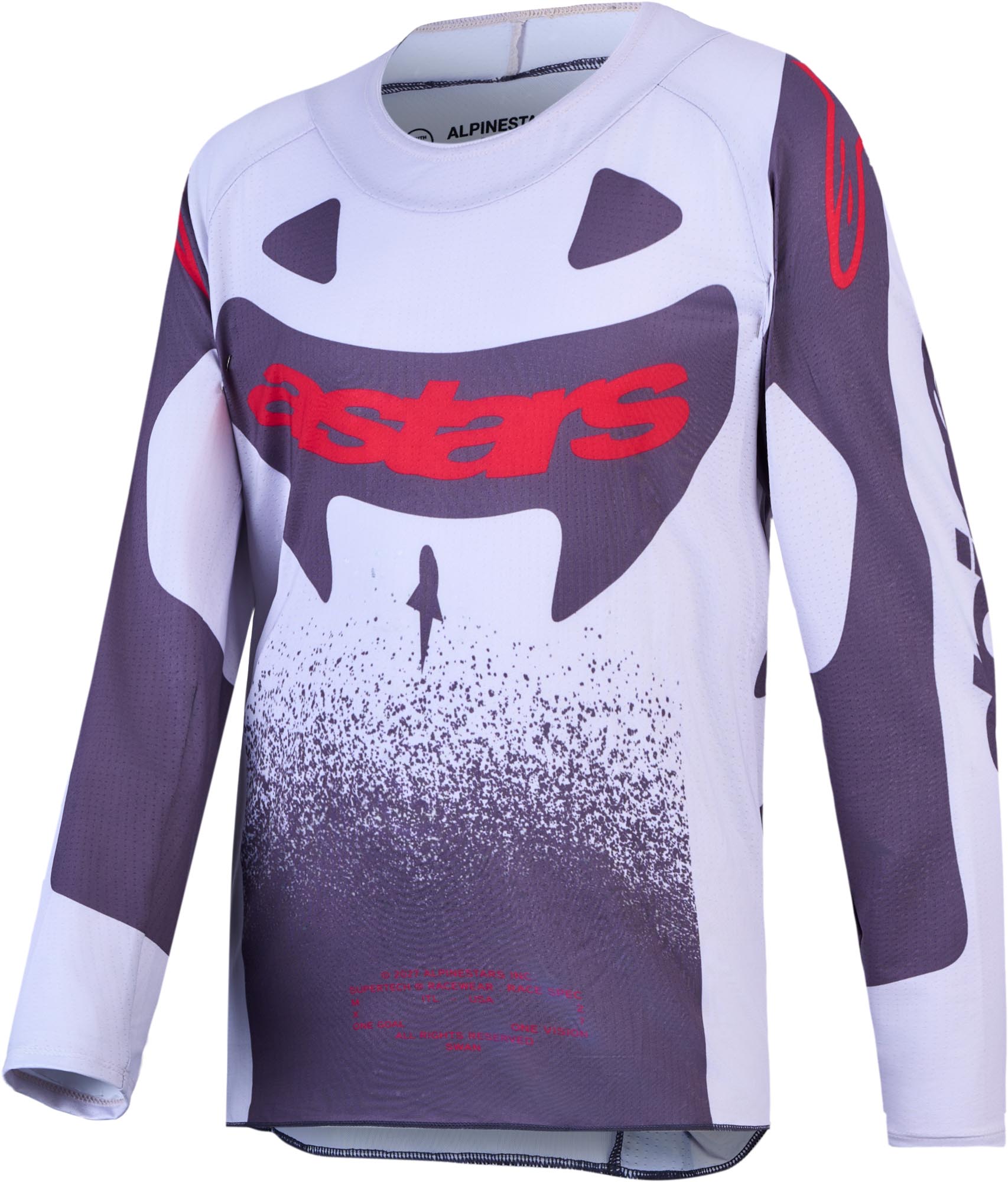 Alpinestars Supertech Swan Jugend Motocross Jersey S Abbildung 1