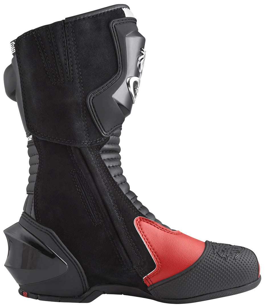 Arlen Ness Sugello Motorcycle Boots black/red 42 Figure 2