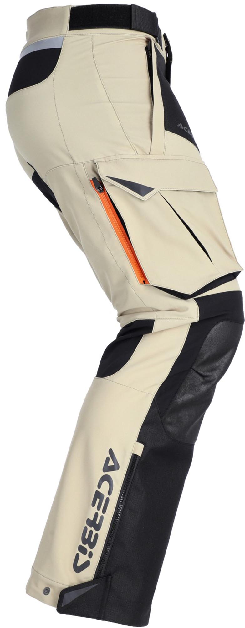 Acerbis Rally Pro Motorrad Textilhose beige/schwarz 32 Abbildung 3