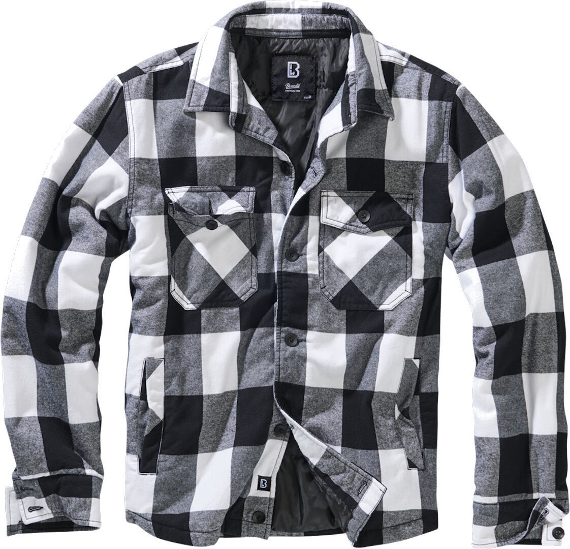 Brandit Lumber Jacket white/black 3XL Figure 1