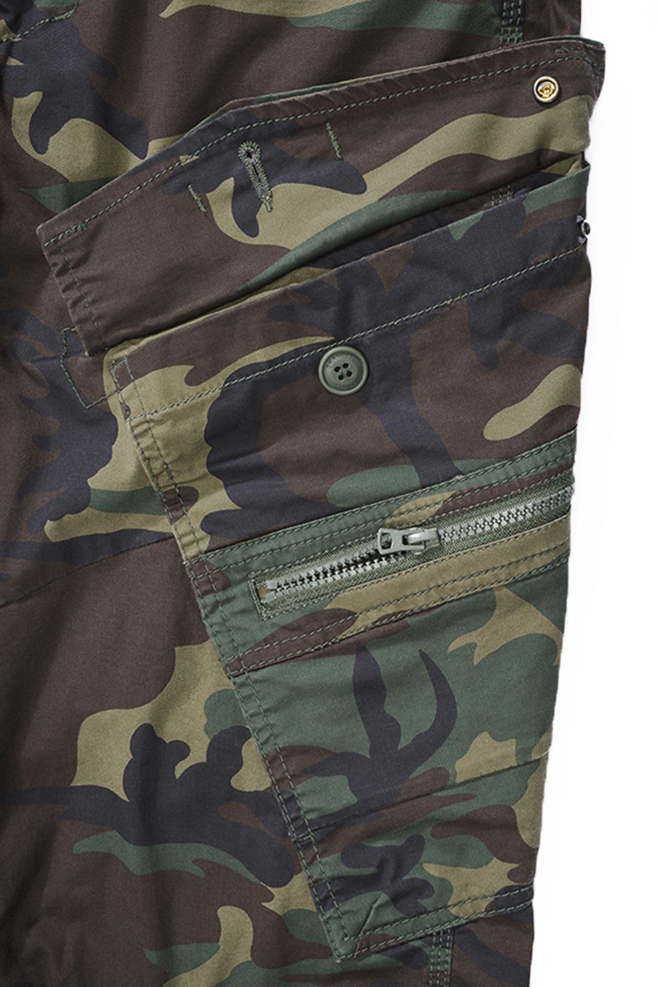 Brandit Adven Slim Fit 바지 숲 S 그림 4
