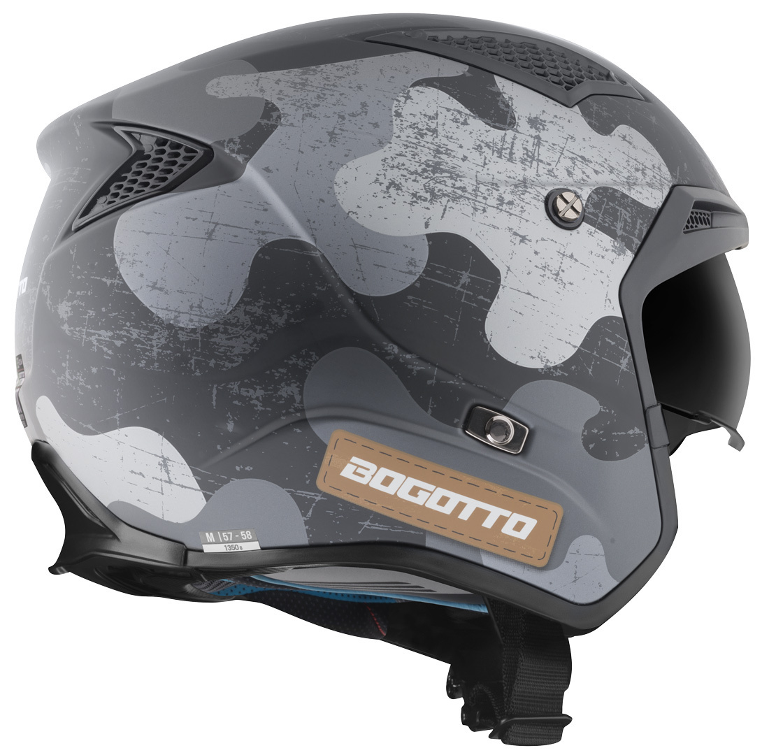 Bogotto Radic Camo 22.06 Cască Black matt 2XL Figura 18