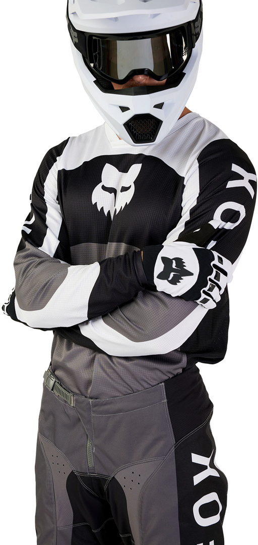 FOX 180 Nitro Motocross trøje sort/grå S Figur 4