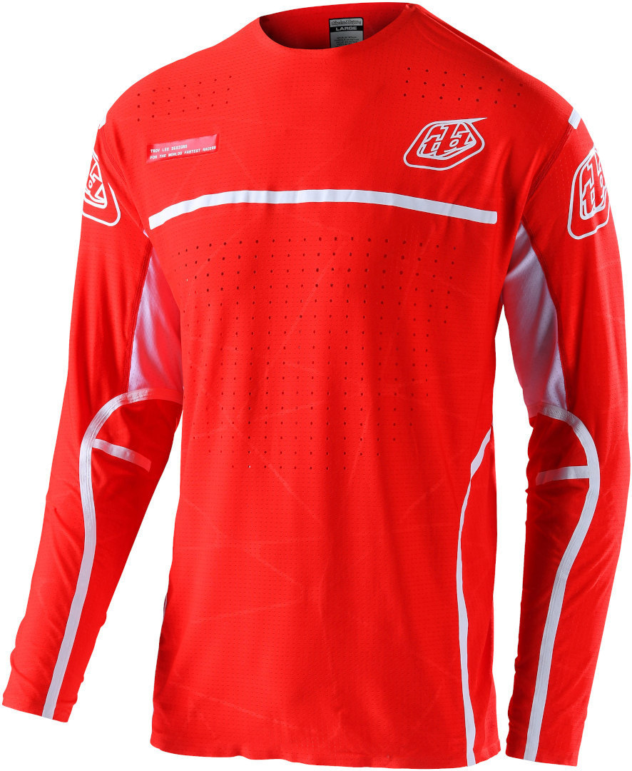 Troy Lee Designs SE Ultra Lines Jersey rood/wit XL Figuur 1