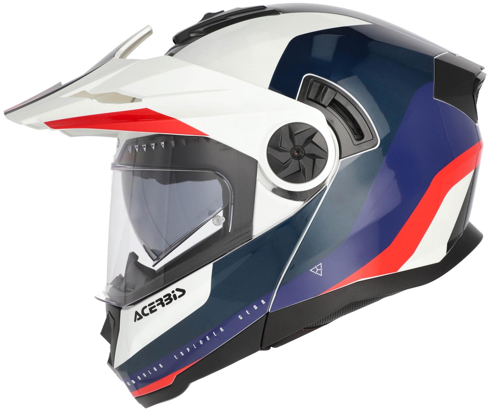 Acerbis Rider Logo Helmet white/blue/red M (57/58) Figure 3