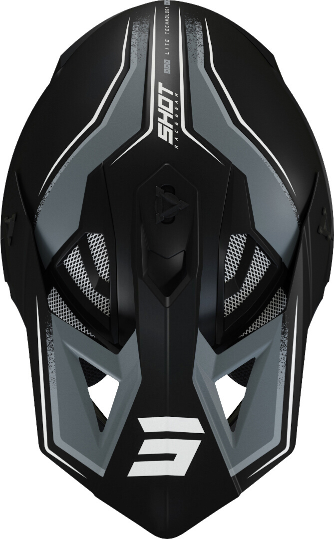 Shot Lite Prism Cască de motocross alb/negru XXL (63/64) Figura 3
