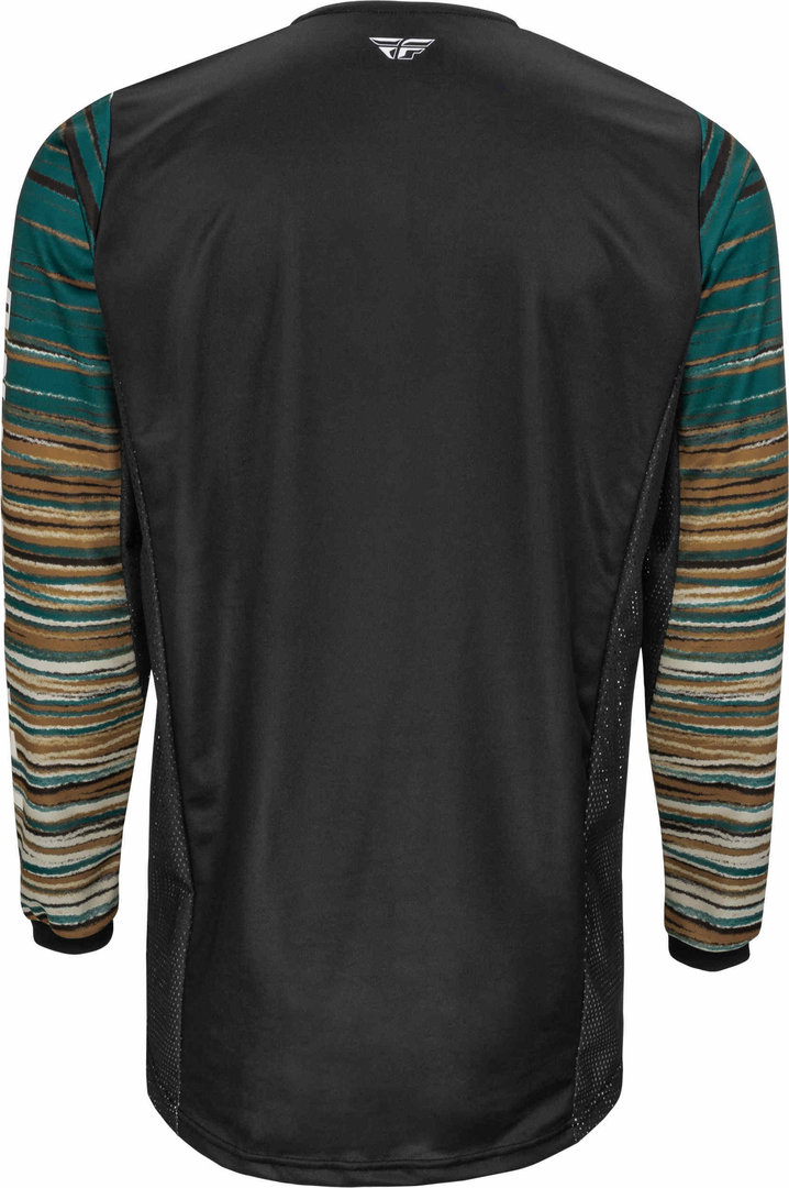 Fly Racing Kinetic Wave Tricou de motocross negru S Figura 2