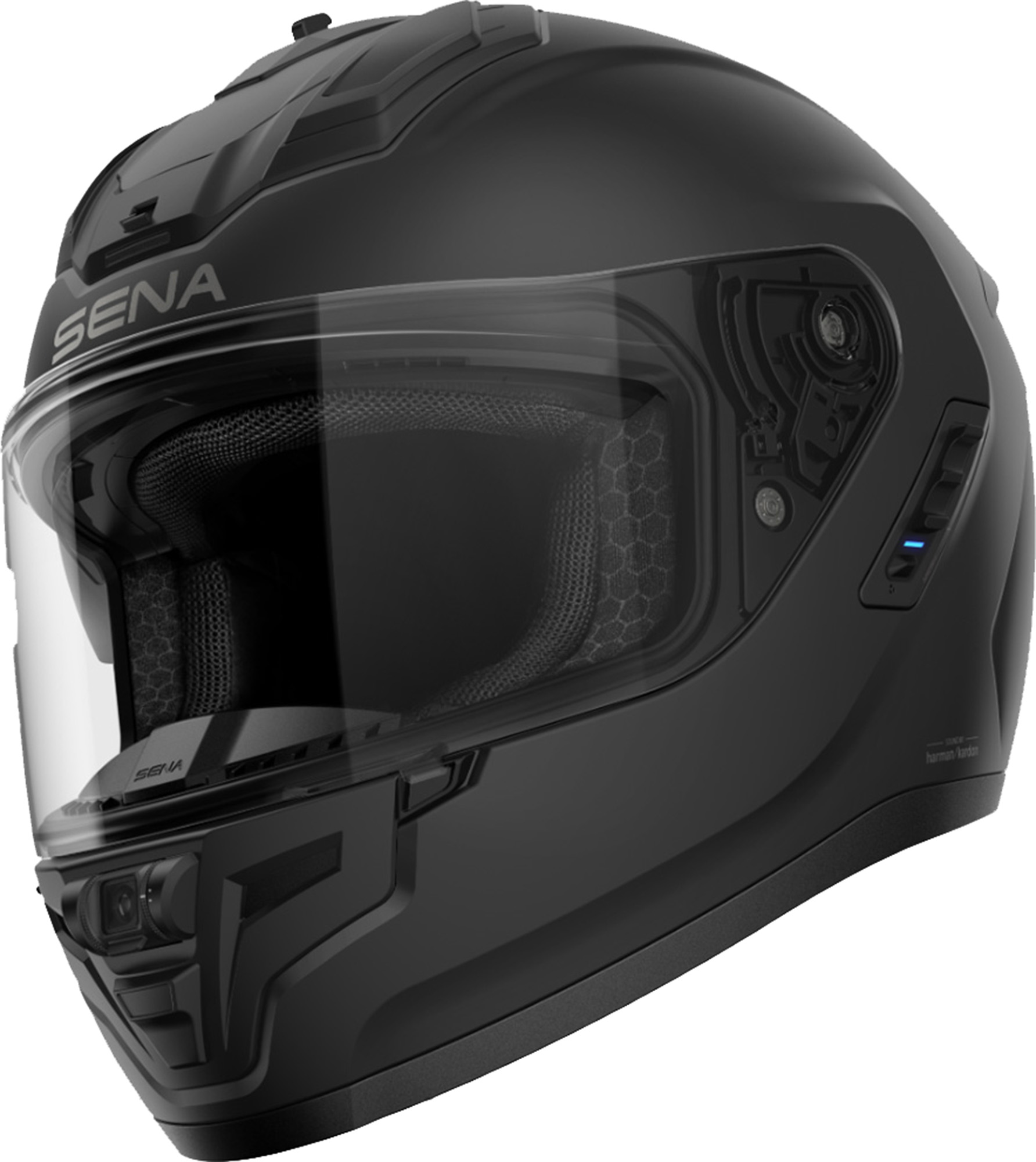 Sena Phantom Cam Bluetooth Helm matt schwarz M (57/58) Abbildung 1