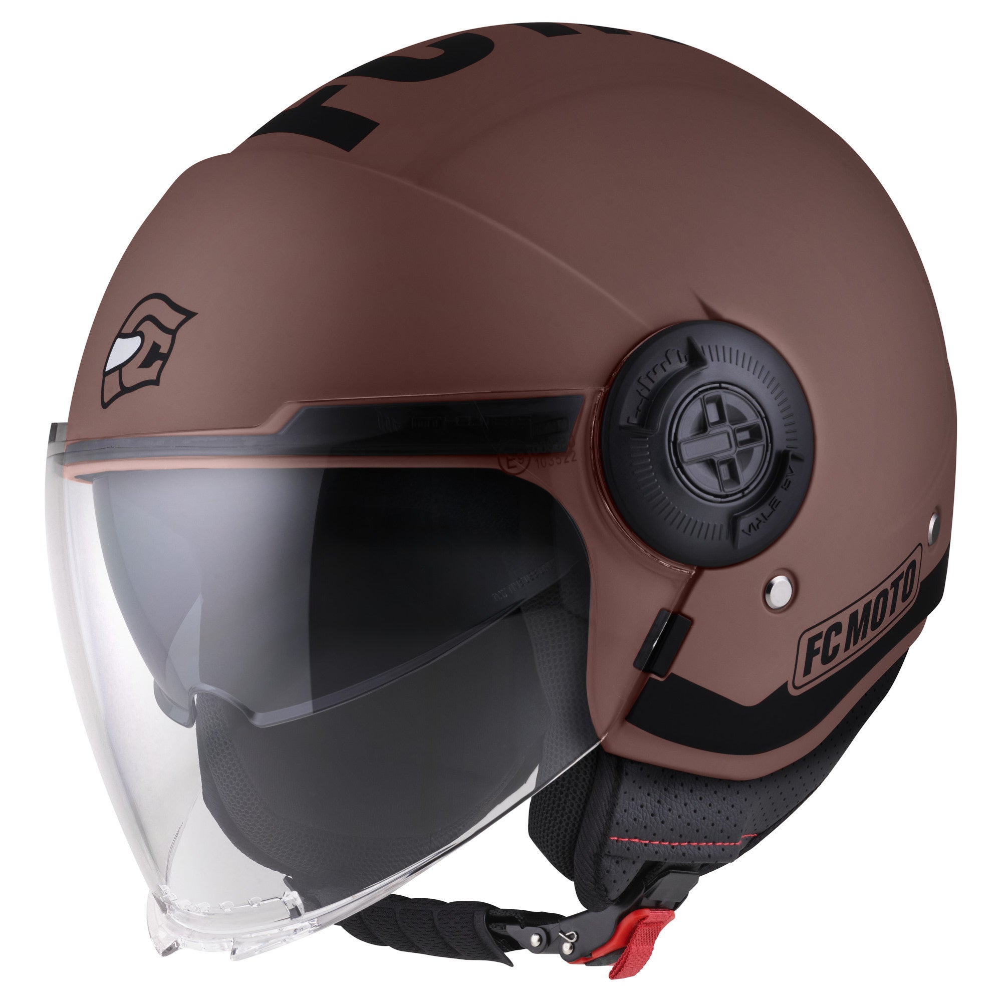 FC-Moto Ralgo Casco Jet marrone/nero XL Figura 1