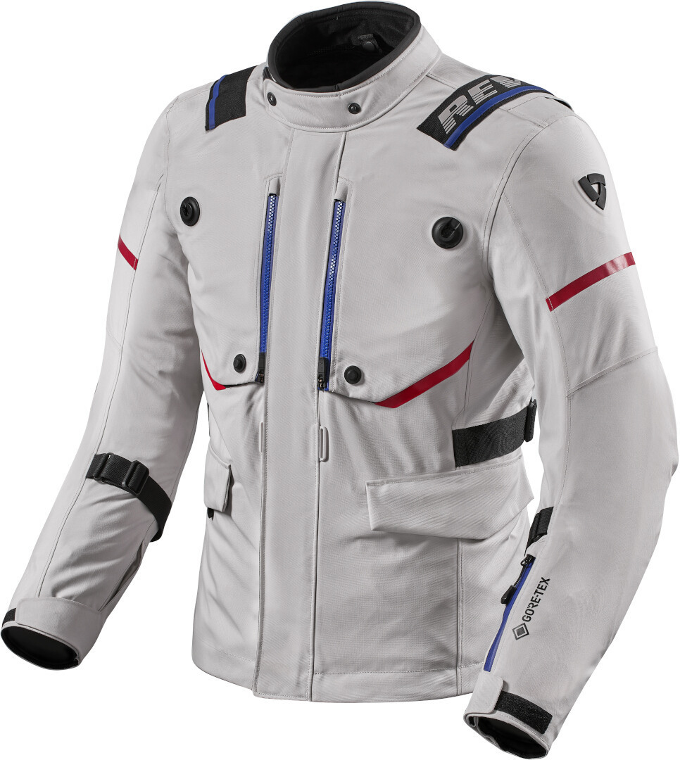 Revit Vertical GTX Motorcycle Textile Jacket white/silver L Figure 1