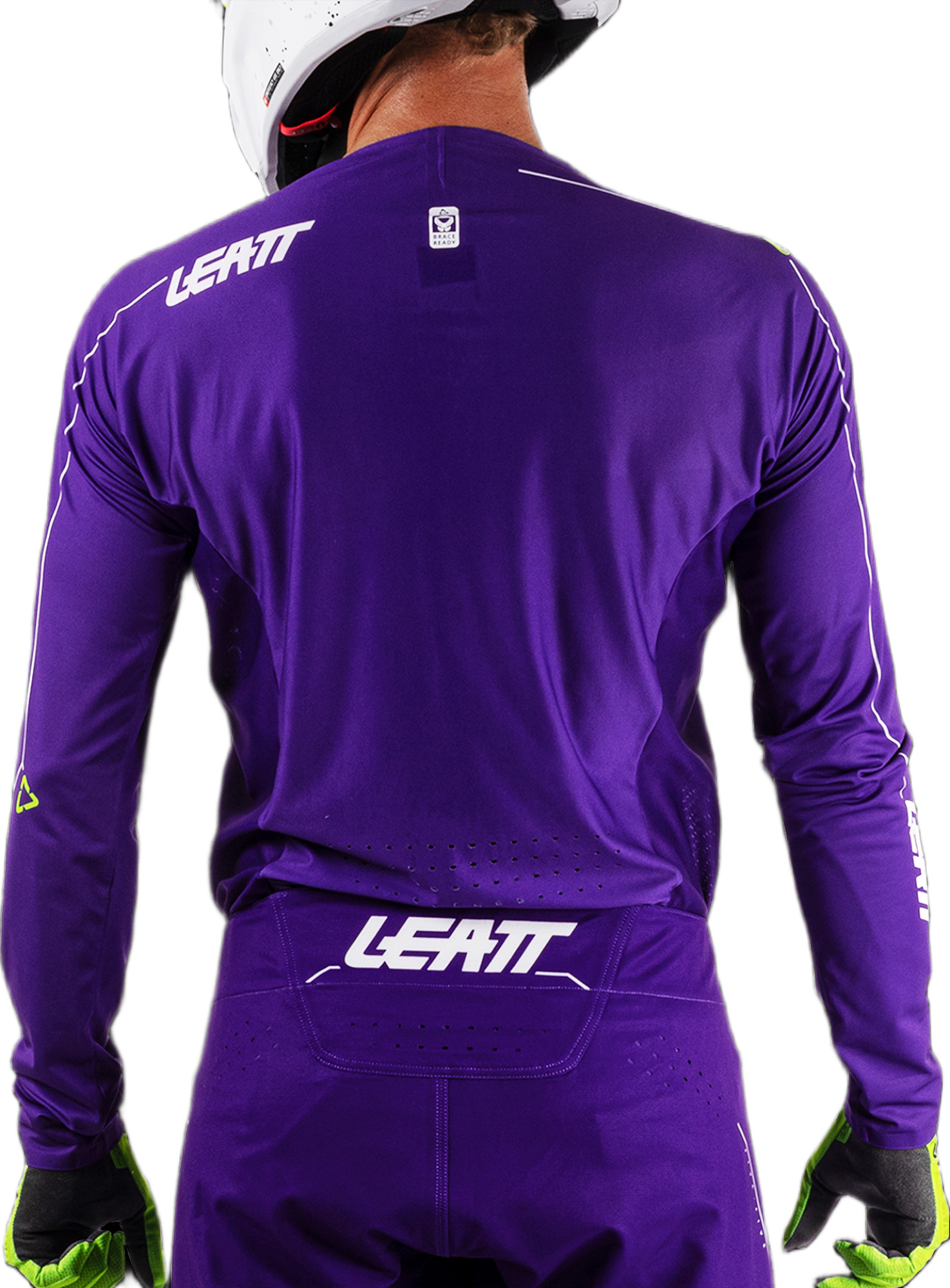 Leatt Moto 5.5 UltraWeld V26 Motocross tröja lila S Figur 4