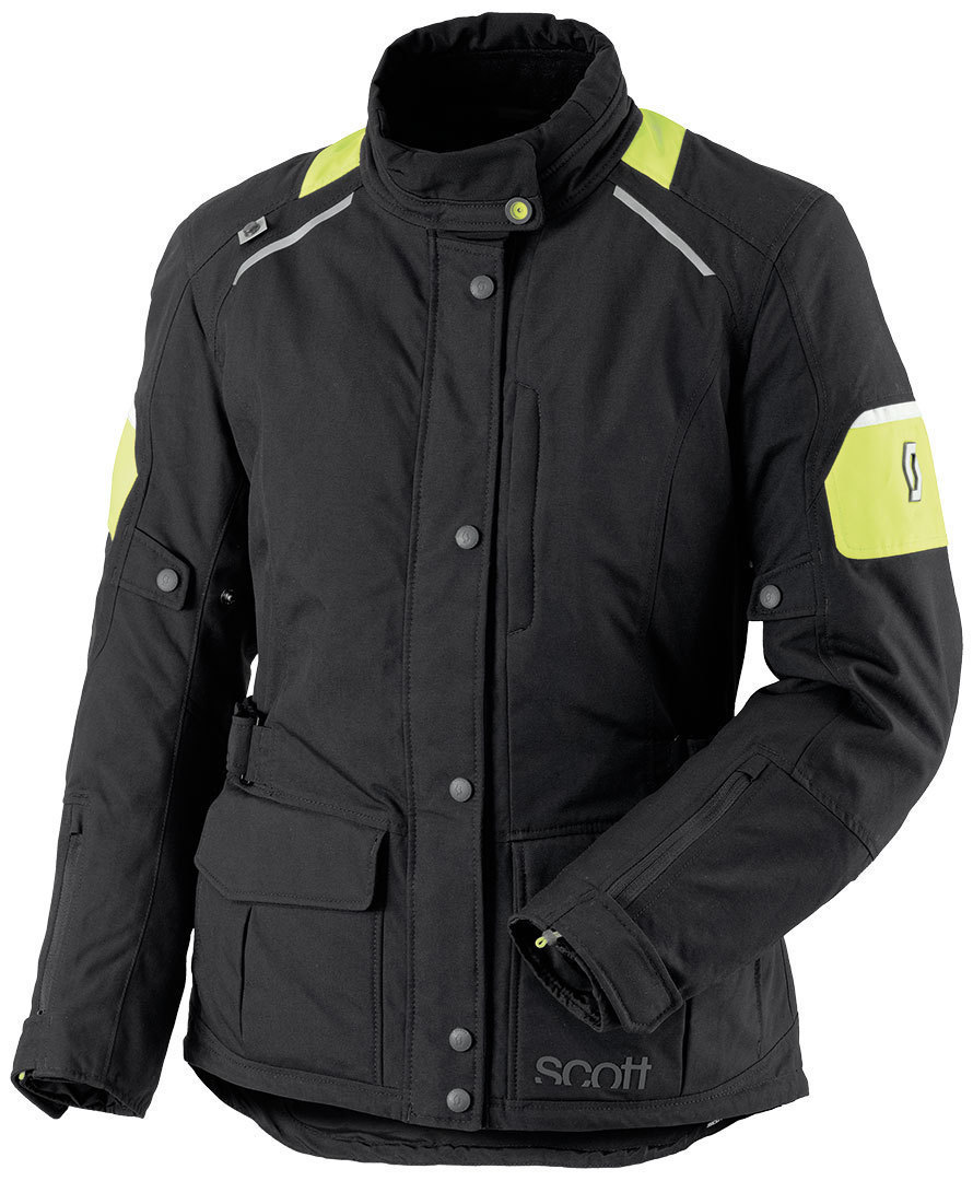 Scott Turn DP Damen Motorrad Textiljacke schwarz/gelb 40 Abbildung 1