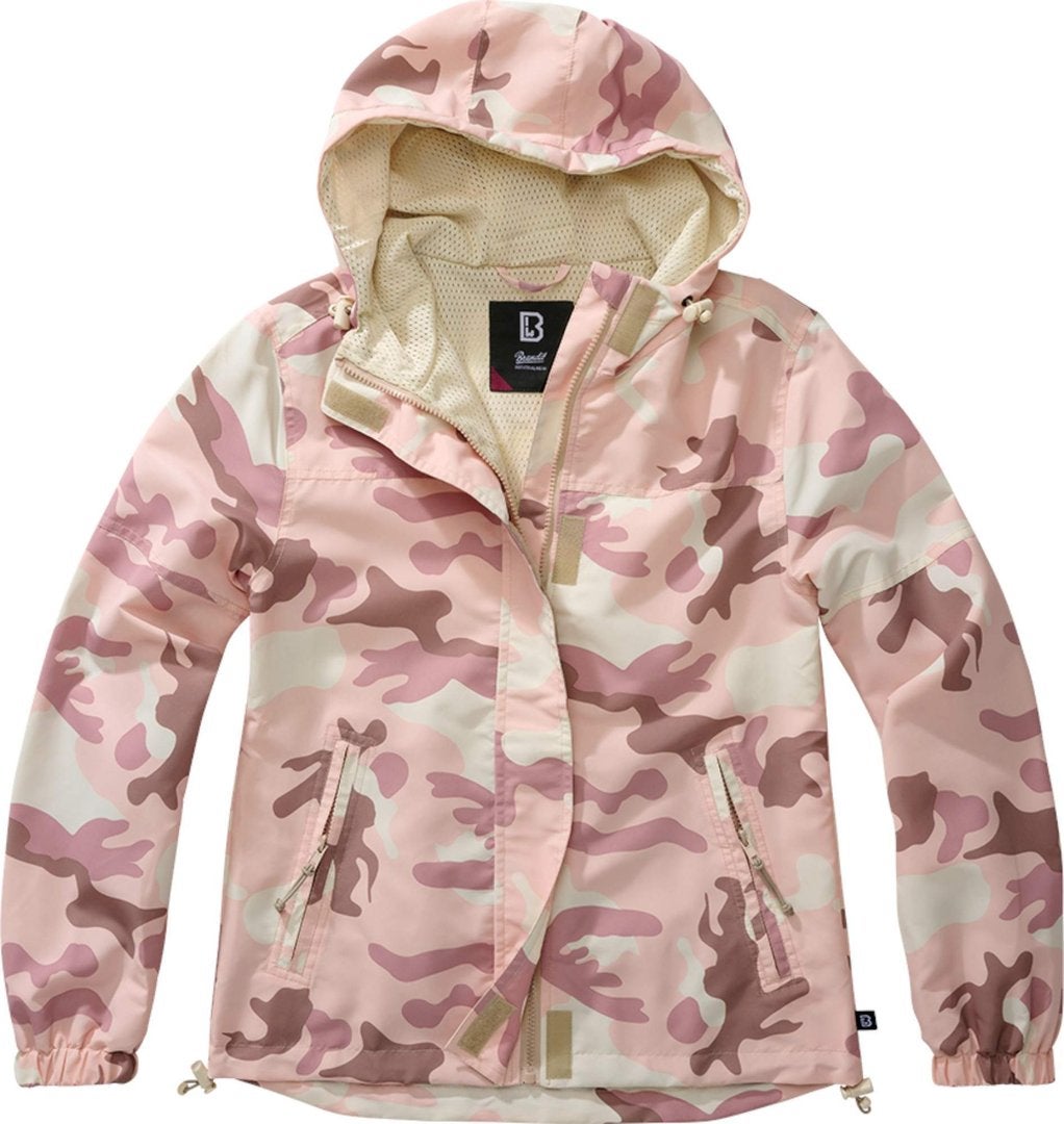 Brandit Summer Windbreaker Giacca da donna rosa S Figura 1