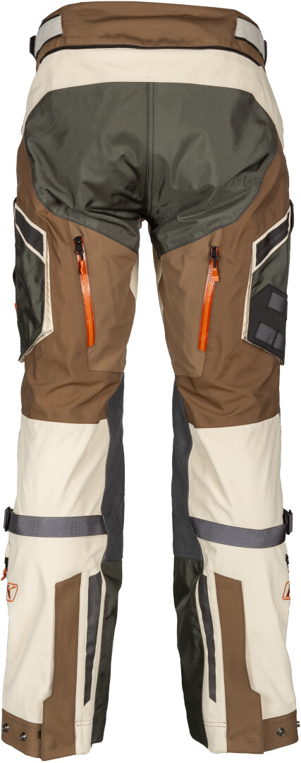 Klim Badlands Pro 2023 Motorcycle Textile Pants brown/sand Short 32 Figure 4