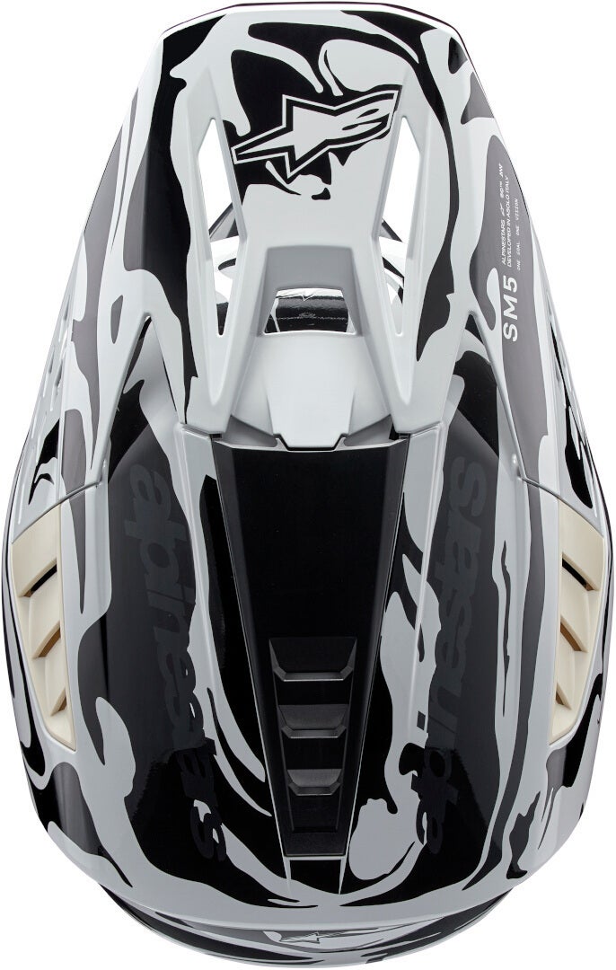 Side view of Alpinestars S-M5 Mineral 2024 Motocross Helmet